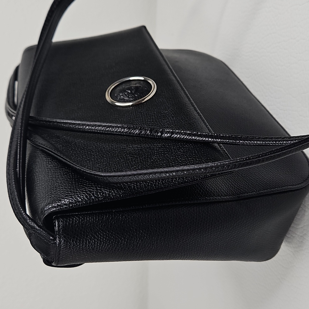 Authentic Gianni Versace 90's Leather Crossbody S… - image 3